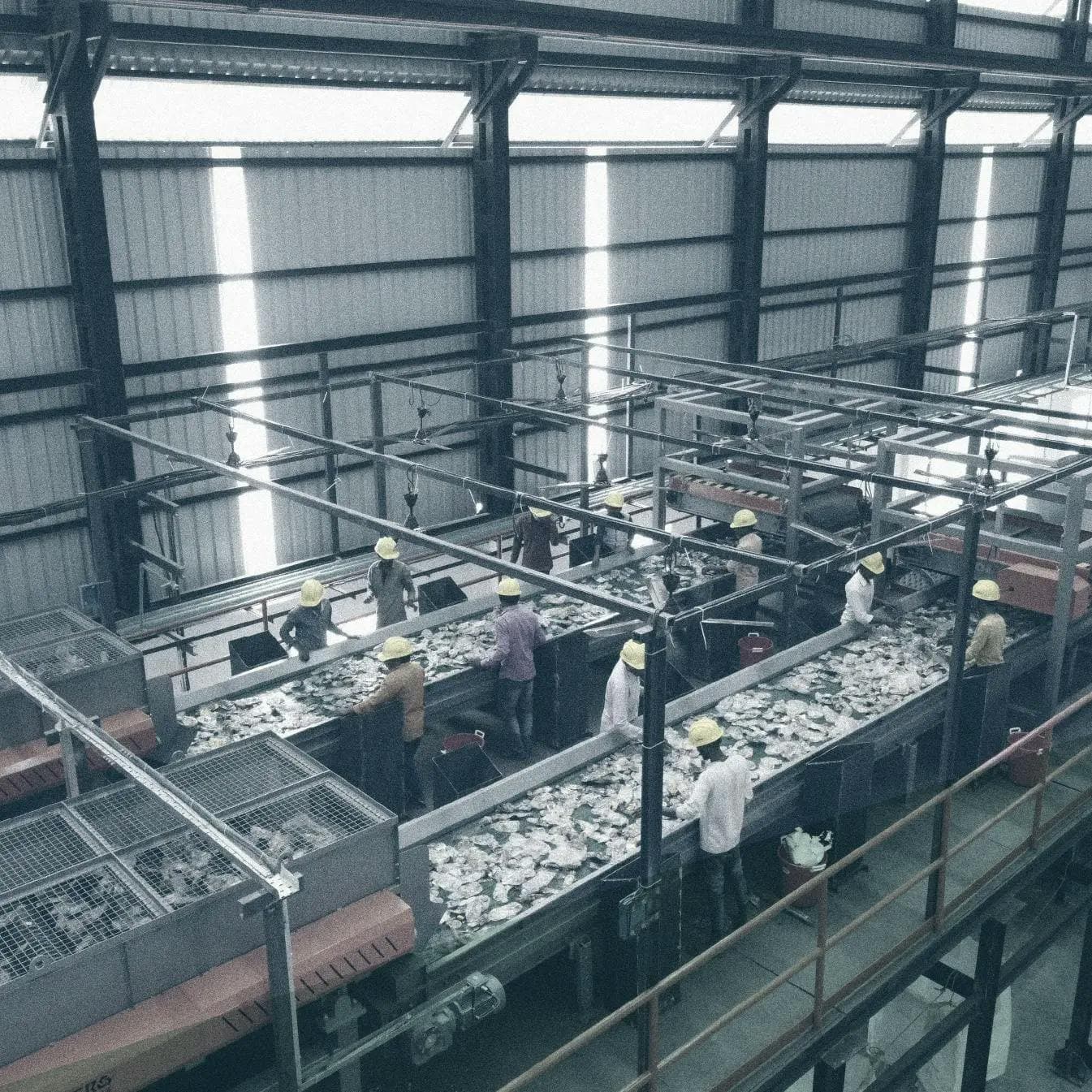 plastic waste sorting