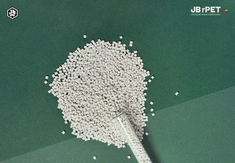 Enhancing material properties and performance of rPET