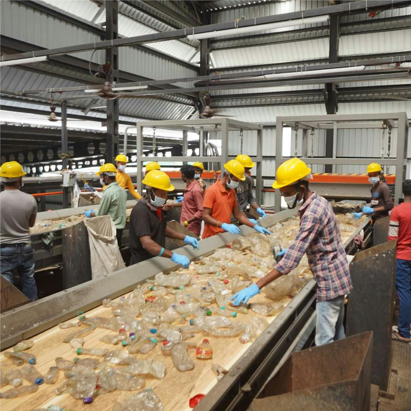 plastic bottle sorting