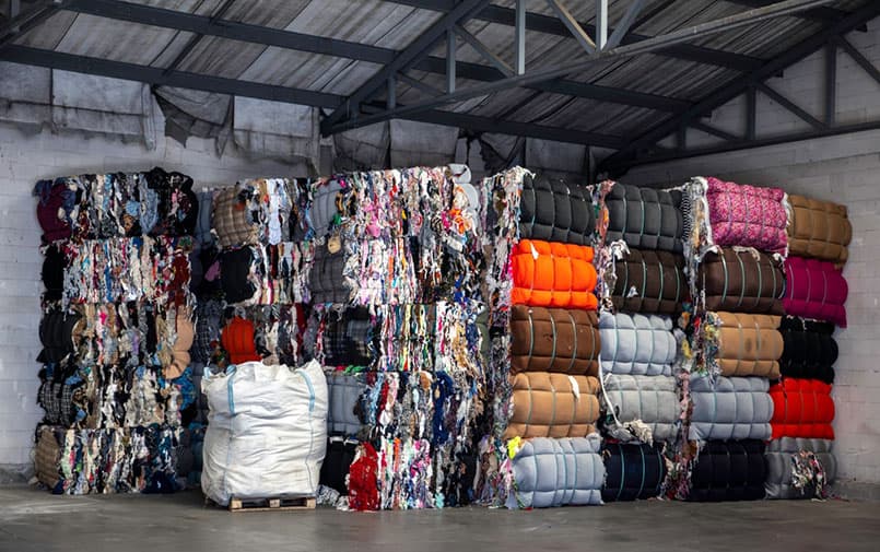 Textile waste cloth