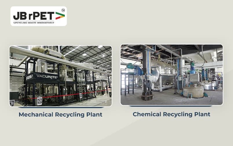 Mechanical and chemical recycling plant