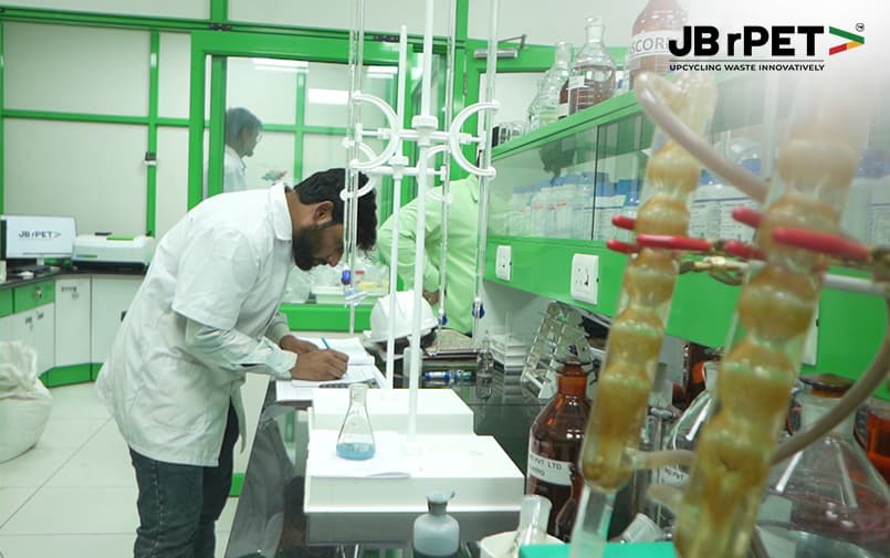 Lab testing of rpet material