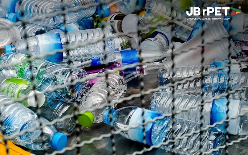 Plastic bottle waste