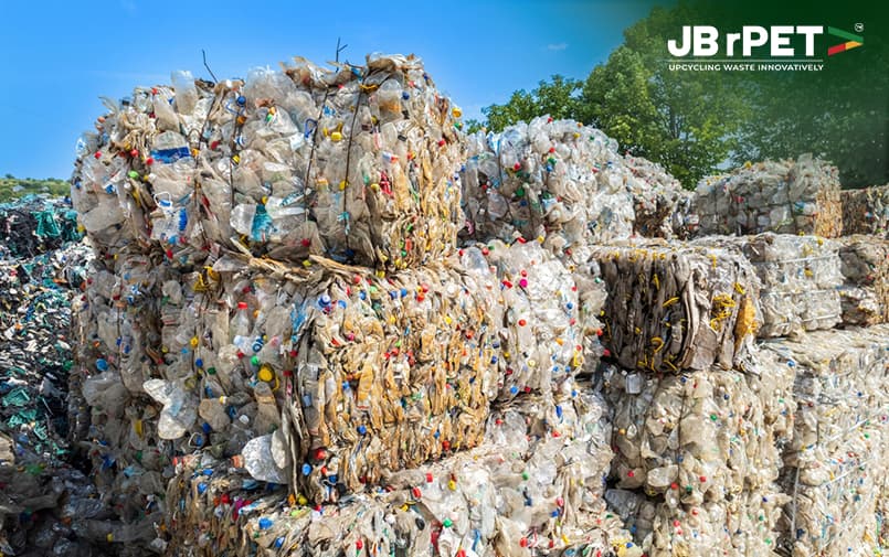 Plastic bottle waste