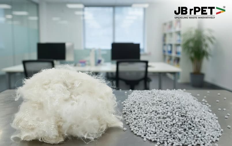 PET Bottle Resin to Spinnable Fiber