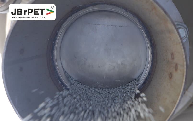 Production process of rpet resin