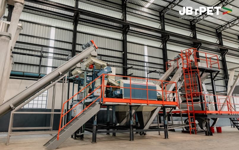 Advanced PET recycling plant machinery for plastic waste processing and recycling