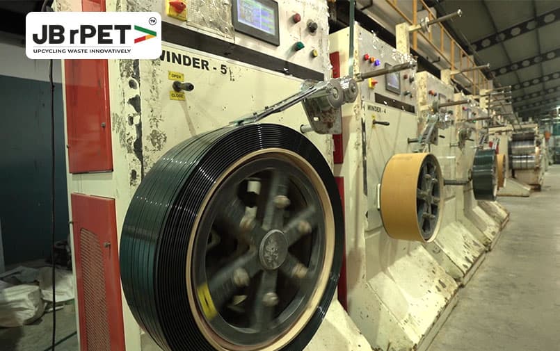 PET strapping production machine manufacturing green polyester straps